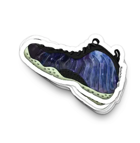 Foamposite "Galaxy" Sneaker Sticker