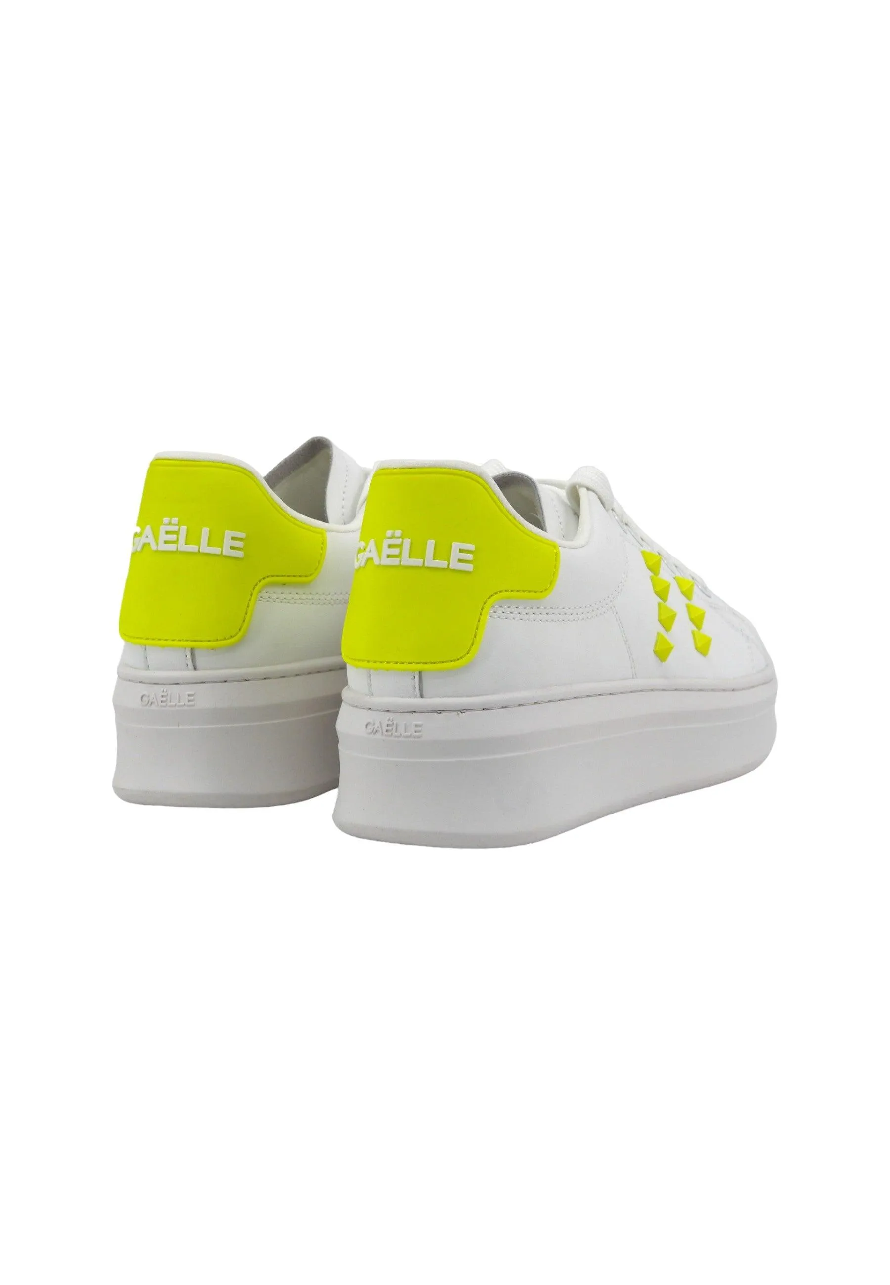 GAELLE Sneaker Donna Giallo Fluo Bianco GACAW00023