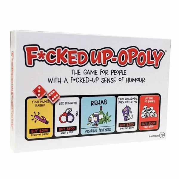 Game - Fucked Up-Opoly Game