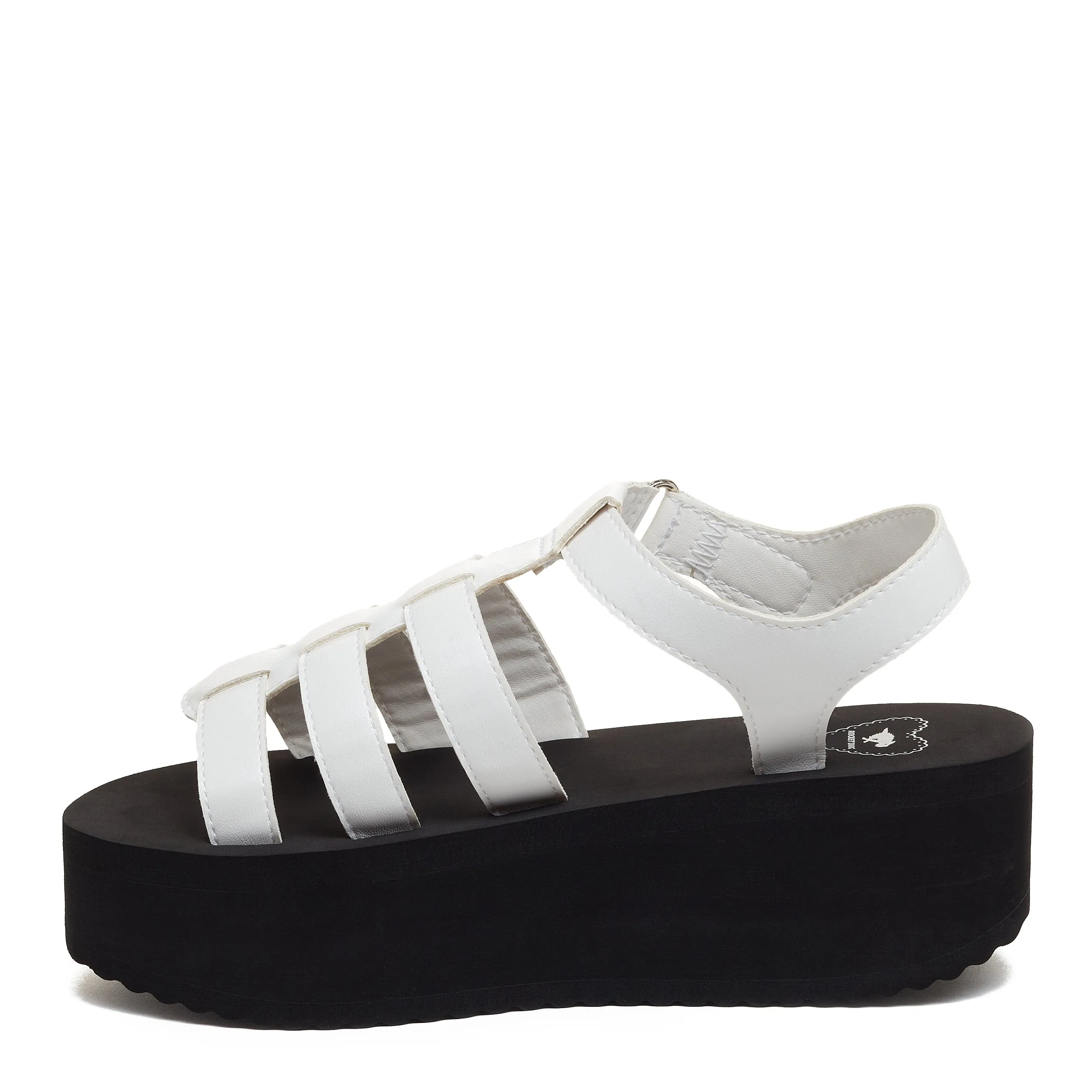 Helio White Platform Sandals