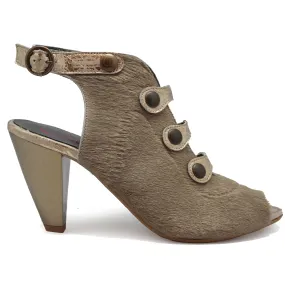 Honey -Taupe heel shoe