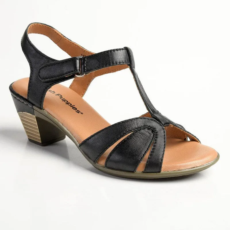 Hush Puppies Josefina Block Sandal - Black