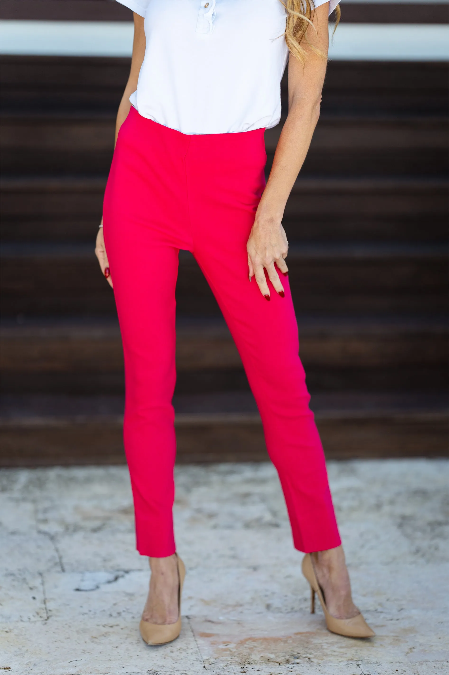 Jacquie Pant Hot Pink