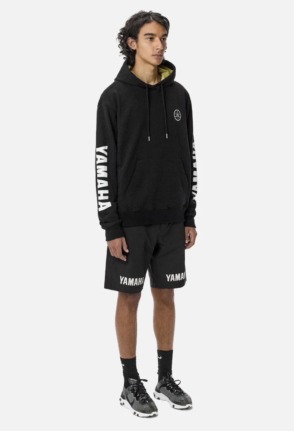 John Elliott X Yamaha Hoodie / Black X Yellow