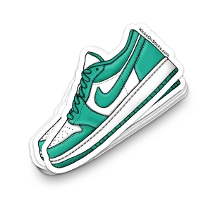 Jordan 1 Low "New Emerald" Sneaker Sticker