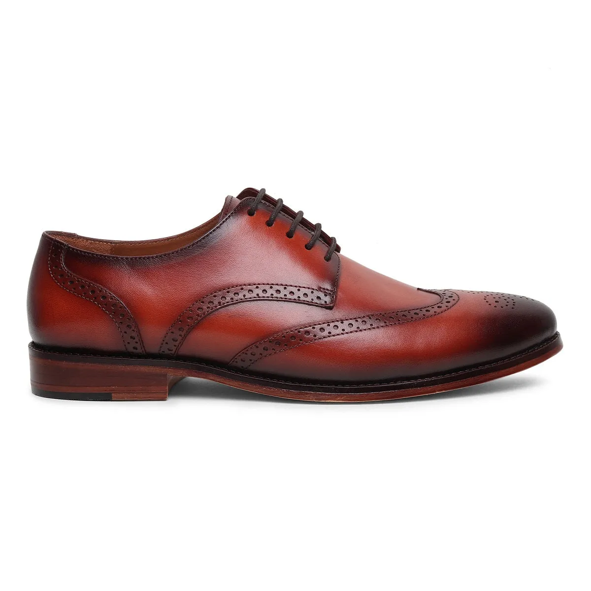 Kasper Brogue Leather Sole Shoes