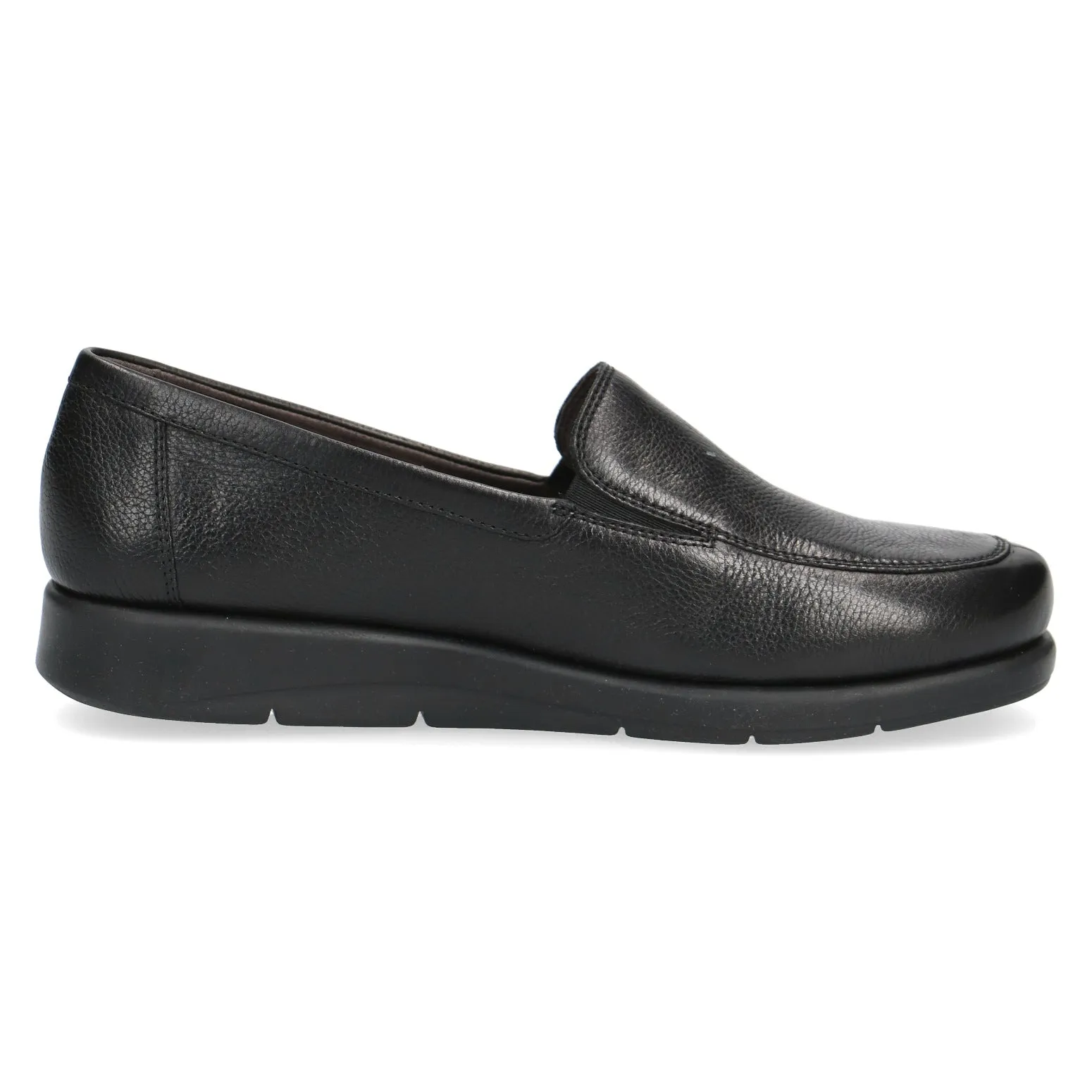 Ladies Caprice Black Nappa Slip On Shoes Soft Leather SALE