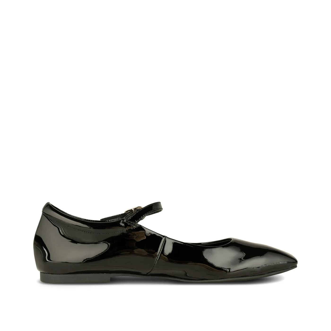 Maya ballerina i lak - BLACK