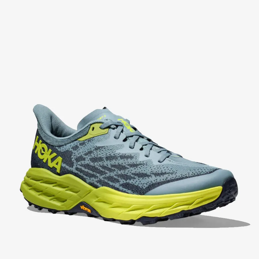 Men's Speedgoat 5 (Stone Blue/Dark Citron)