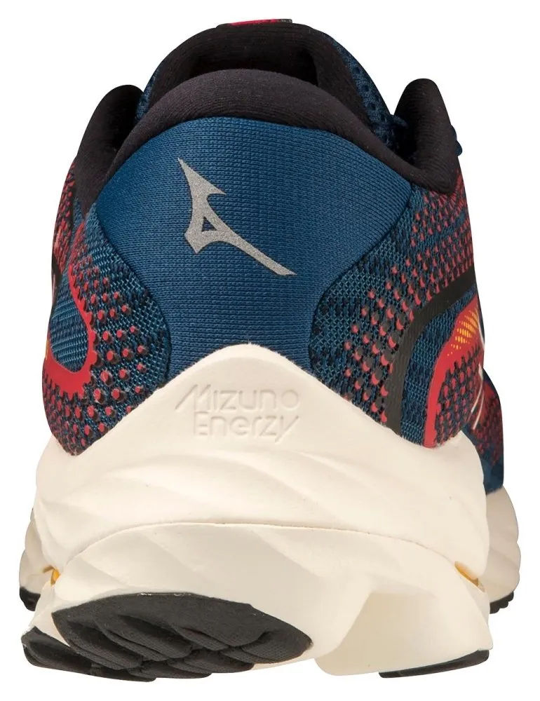 Mizuno Men's Wave Rider 27 - Blue Opal/Papyrus