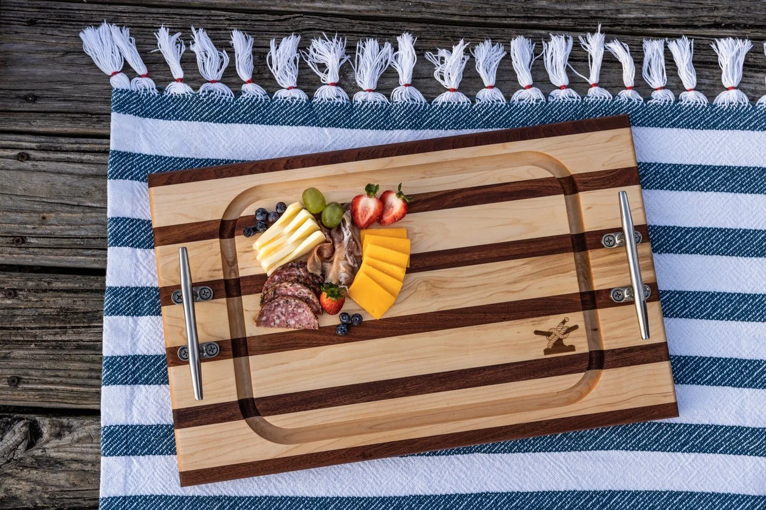 Nautical Cleat Appetizer Board  by Soundview Millworks