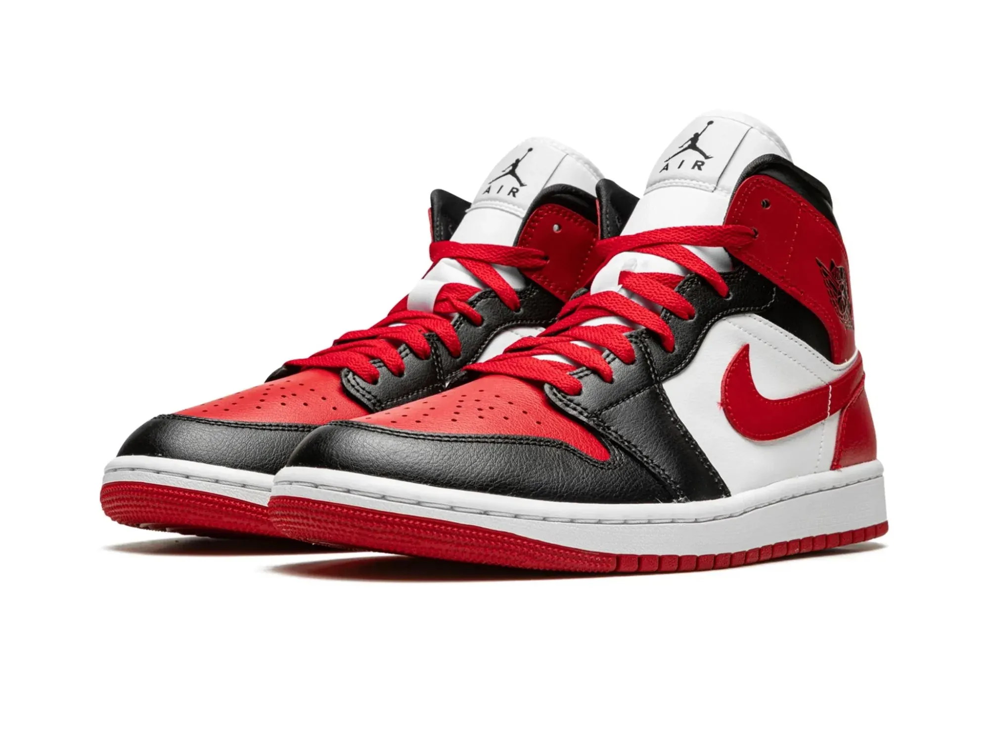 Nike Air Jordan 1 Mid "Alternate Bred Toe"