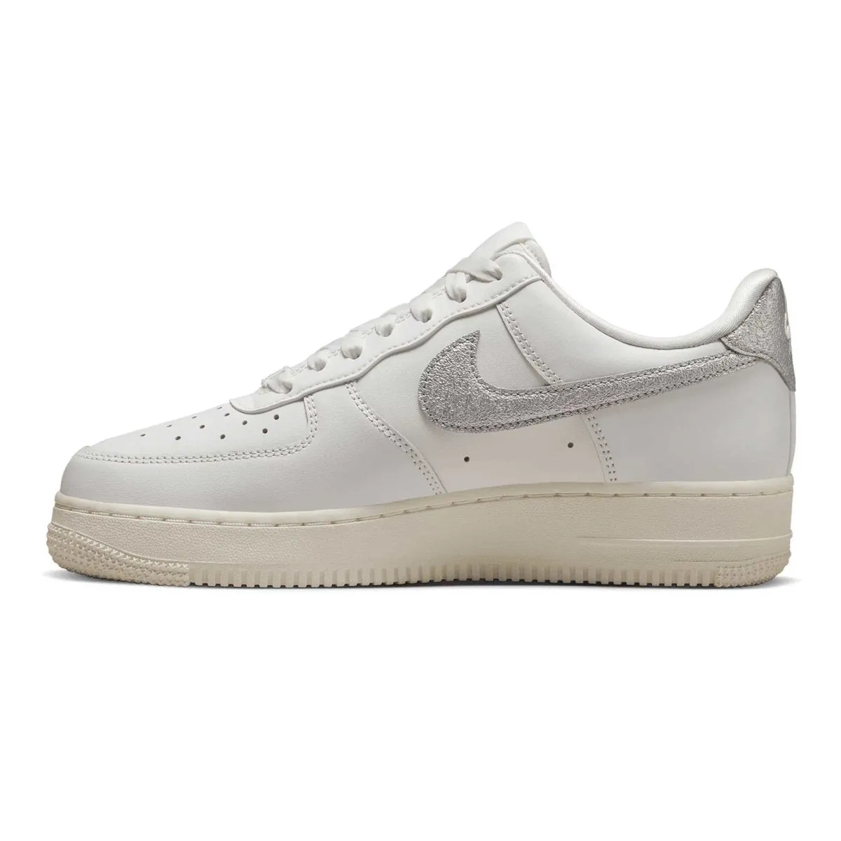 Nike Women's Air Force 1 '07 Essential 'Silver Swoosh'