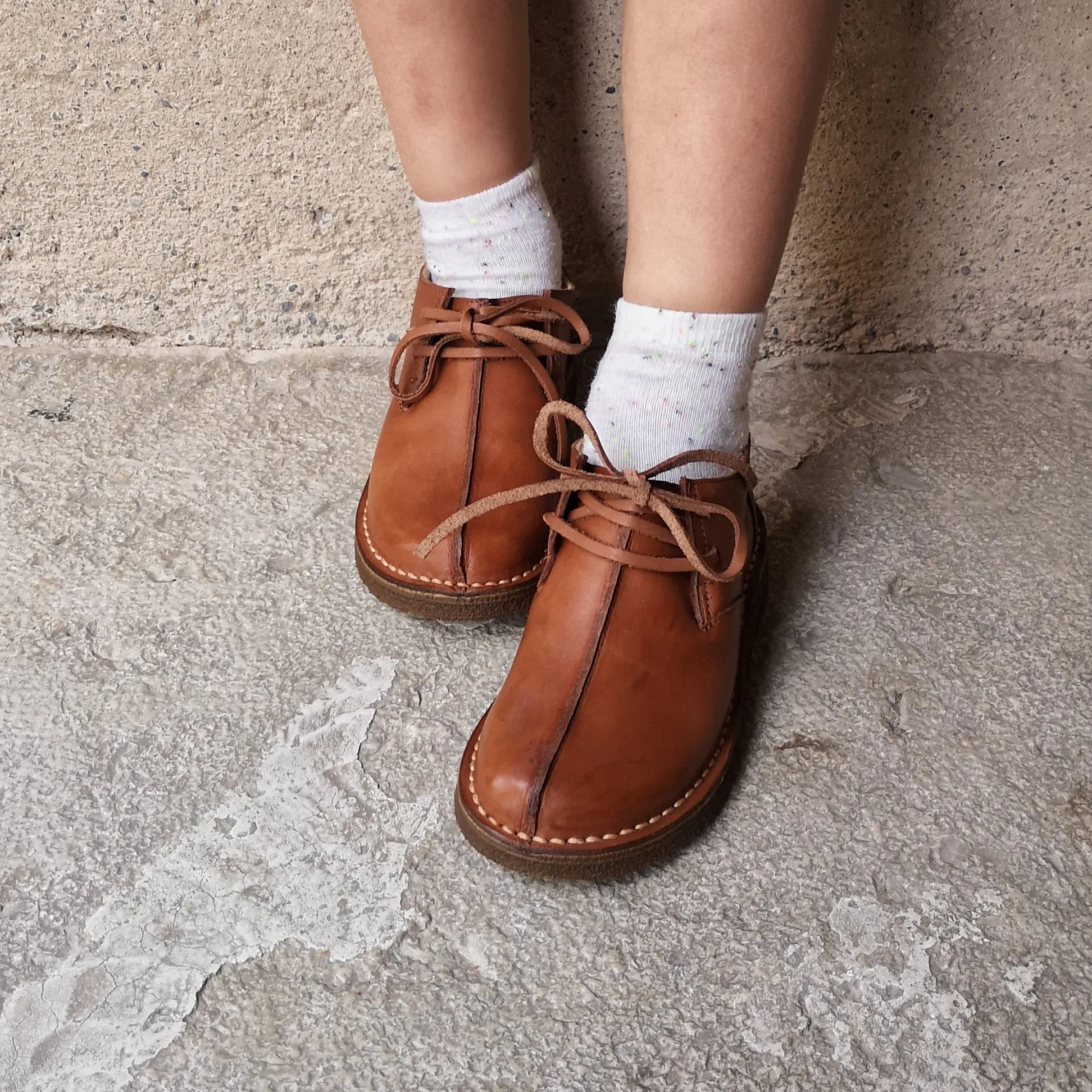 Para boots -Santamonica brown rubber sole (made-to-order)