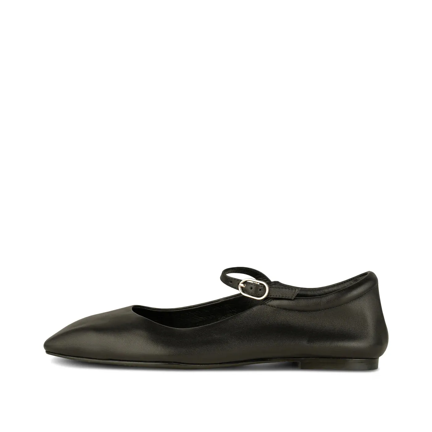 SHOE THE BEAR MAYA BALLERINA LEATHER BLACK