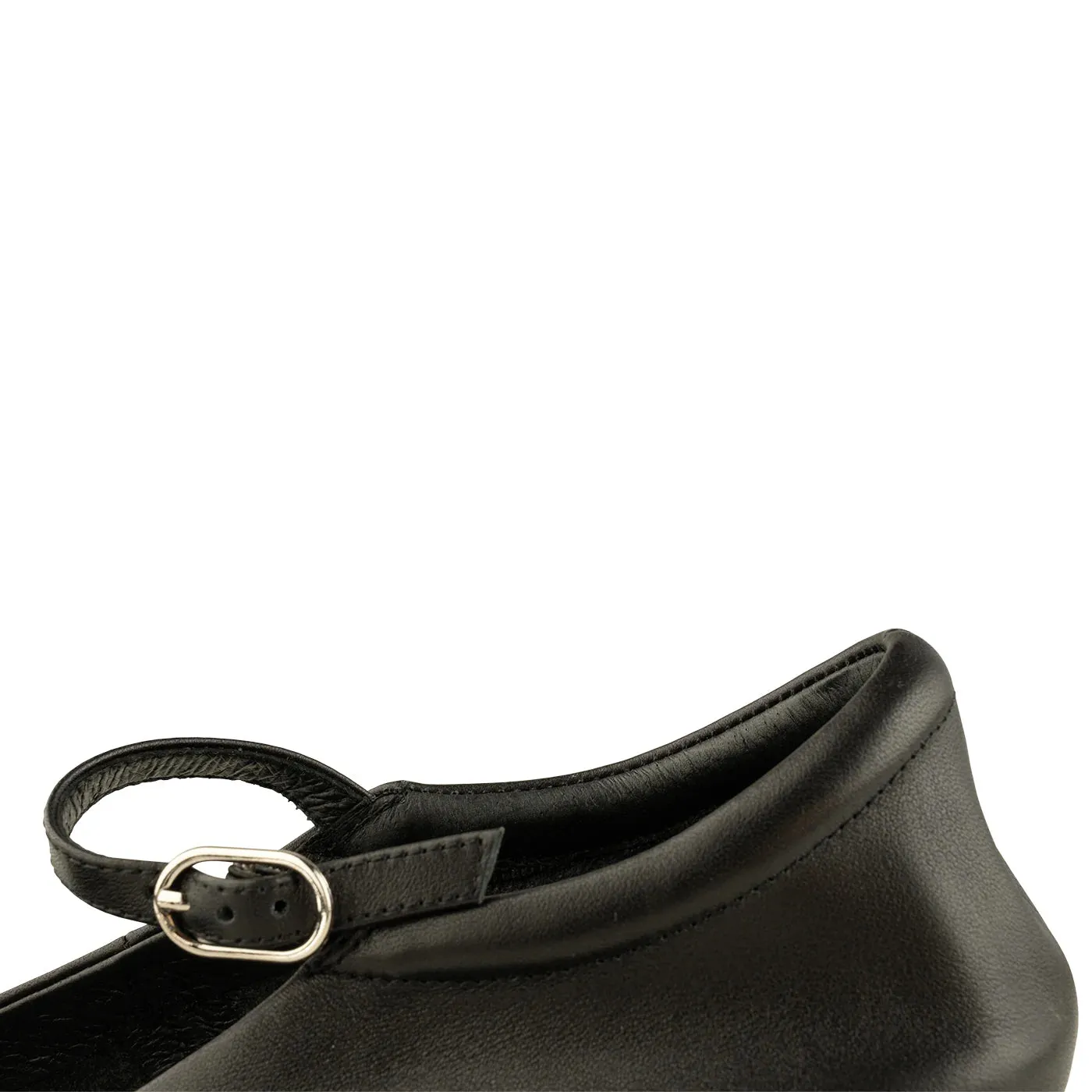 SHOE THE BEAR MAYA BALLERINA LEATHER BLACK