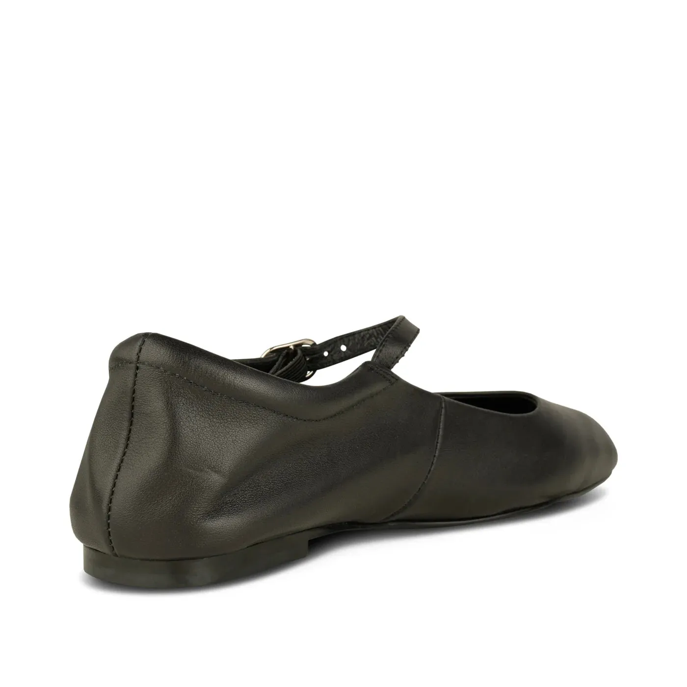 SHOE THE BEAR MAYA BALLERINA LEATHER BLACK