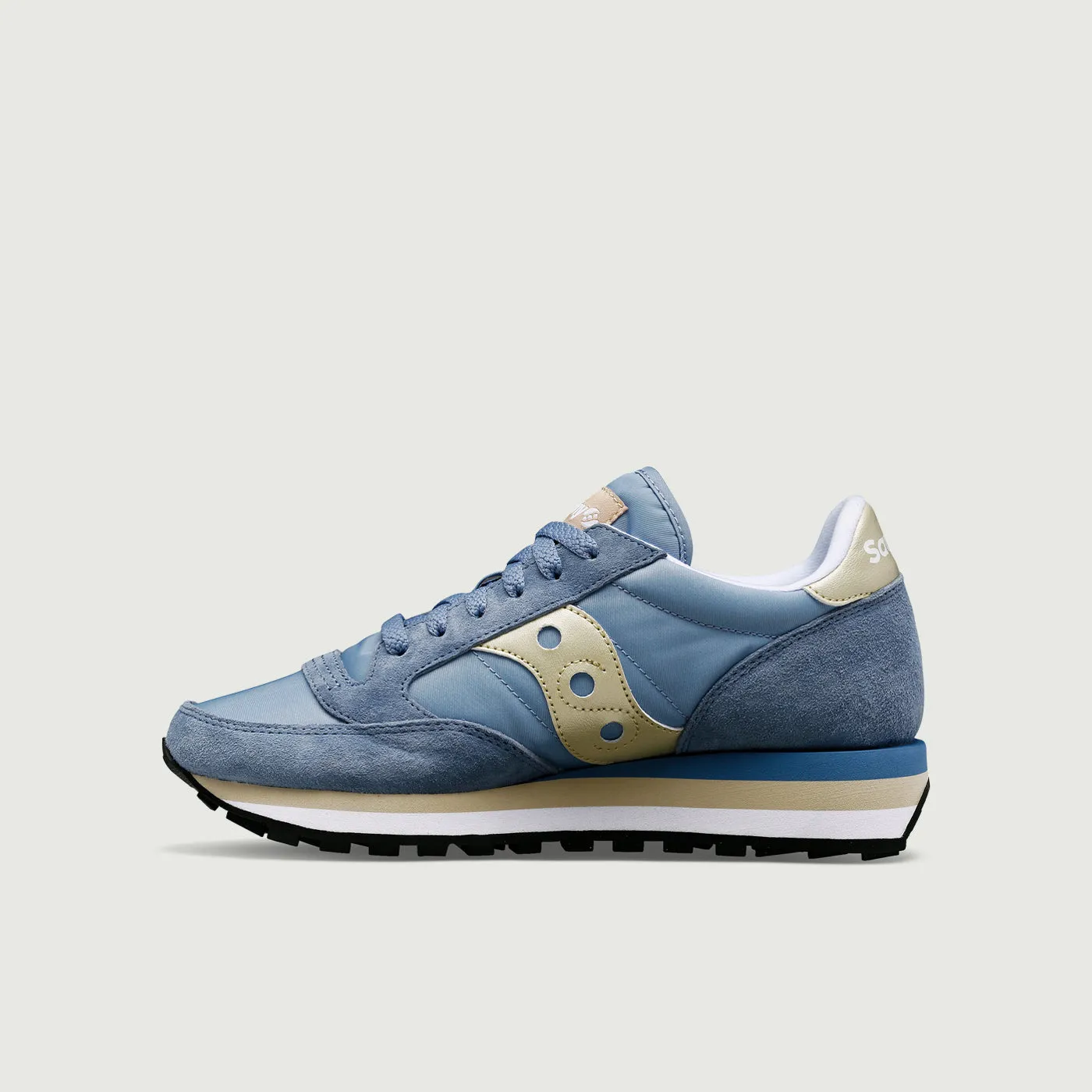 SNEAKER SAUCONY JAZZ TRIPLE AZZURRO E ORO