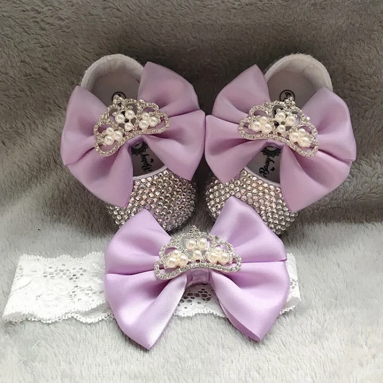 SWAROVSKI SHOES-lavender