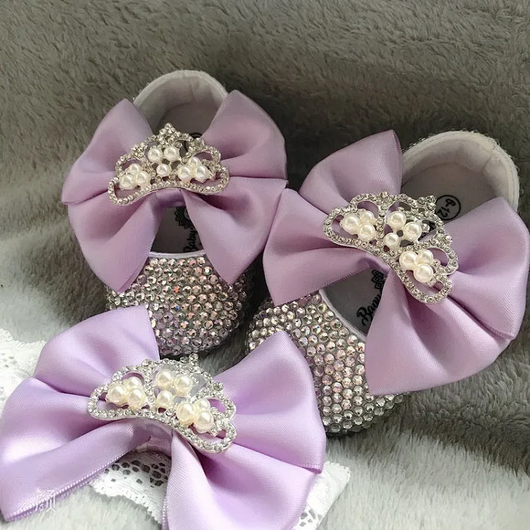 SWAROVSKI SHOES-lavender