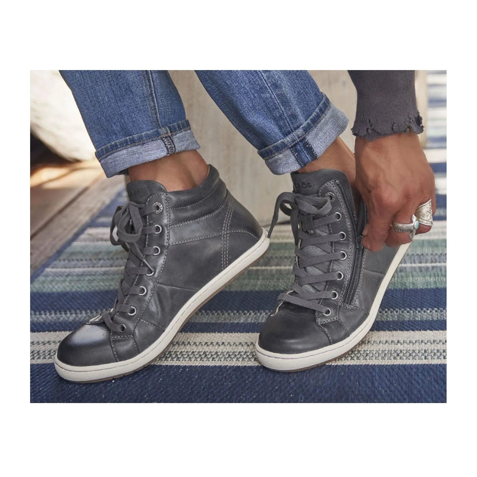 Taos Union High Top Sneaker (Women) - Steel