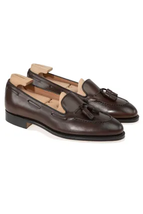 The Armoury Hudson Espresso Calf Tassel Loafers *factory seconds*