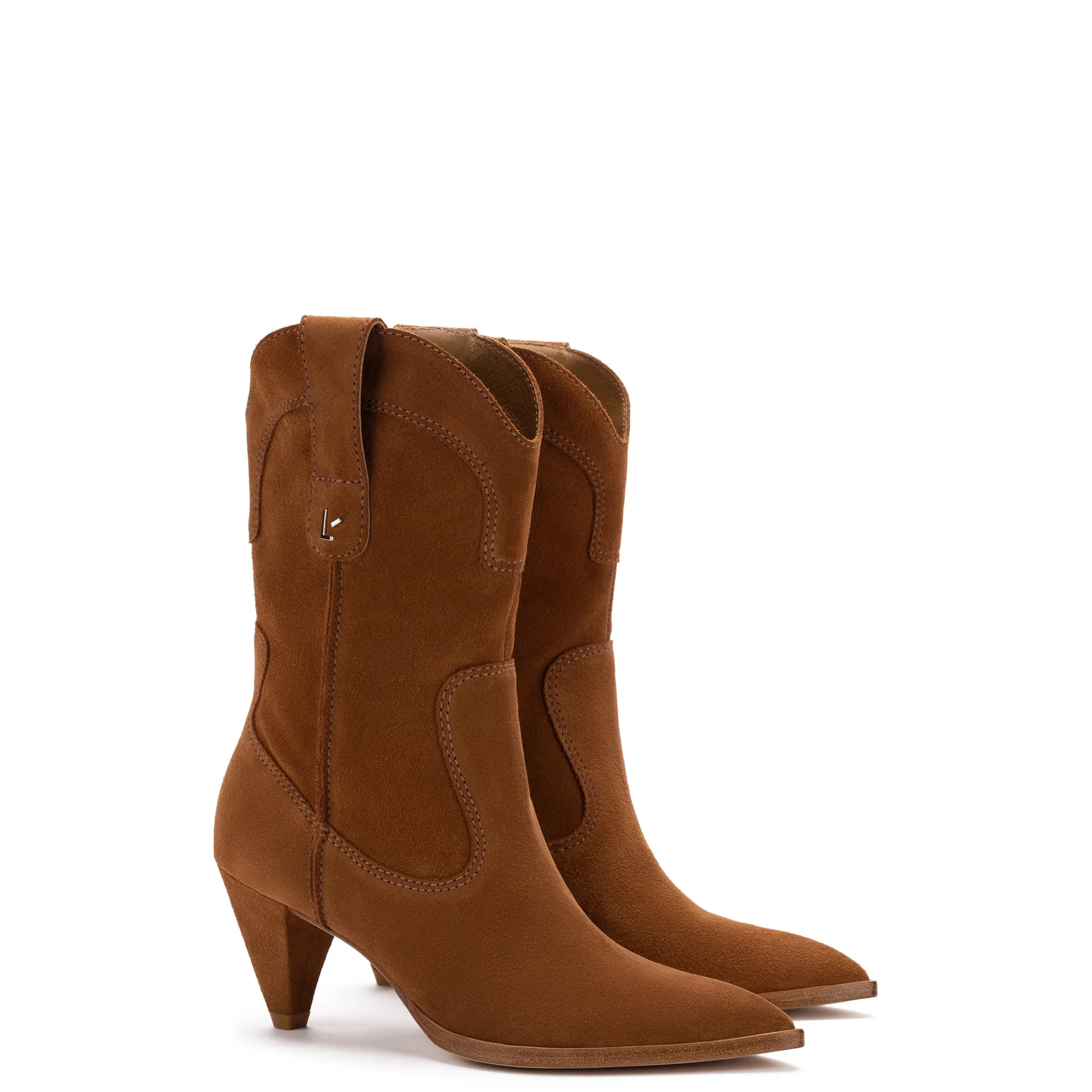 Thelma Boot In Tobacco Suede