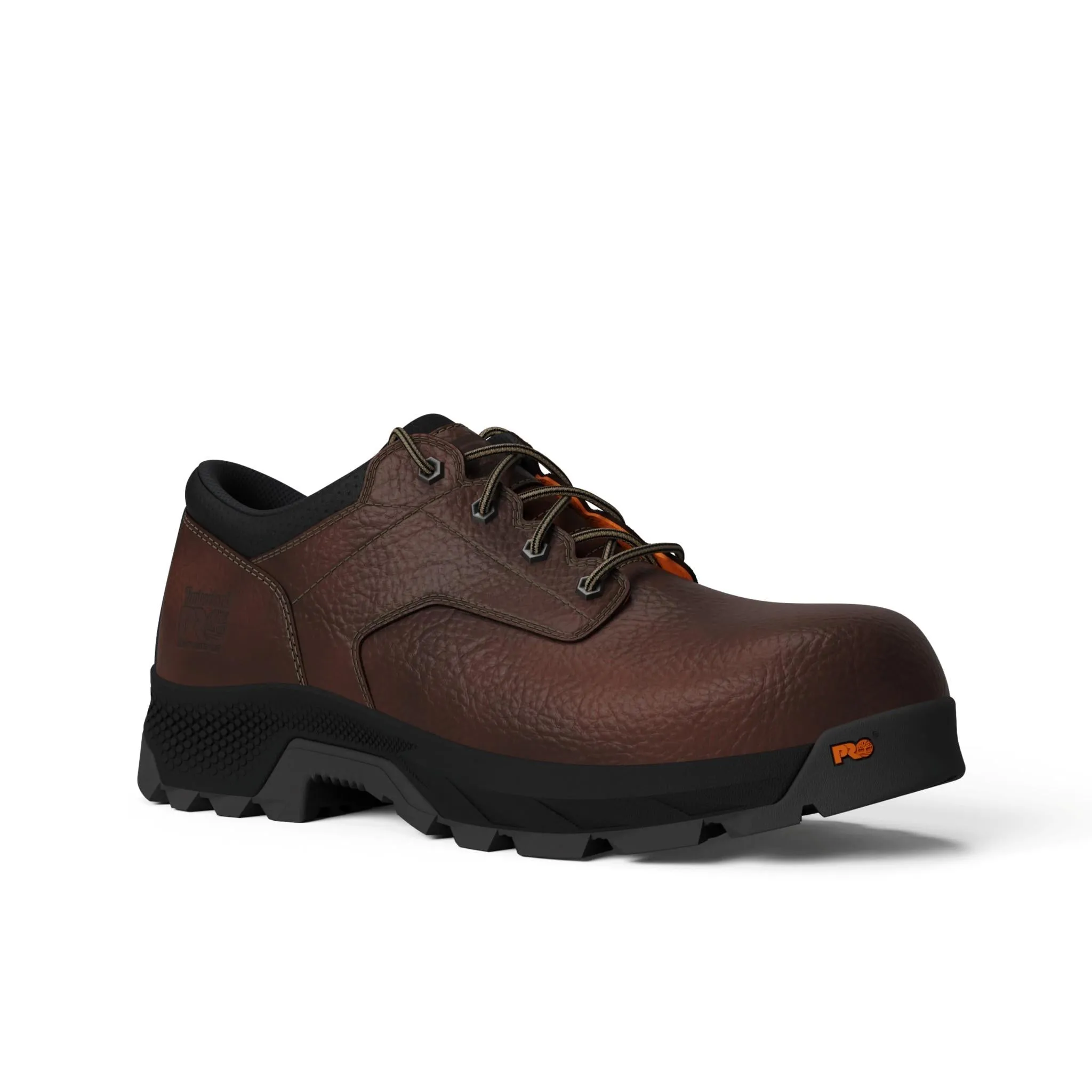 Titan Ev Composite-Toe Oxford Work Shoe Brown