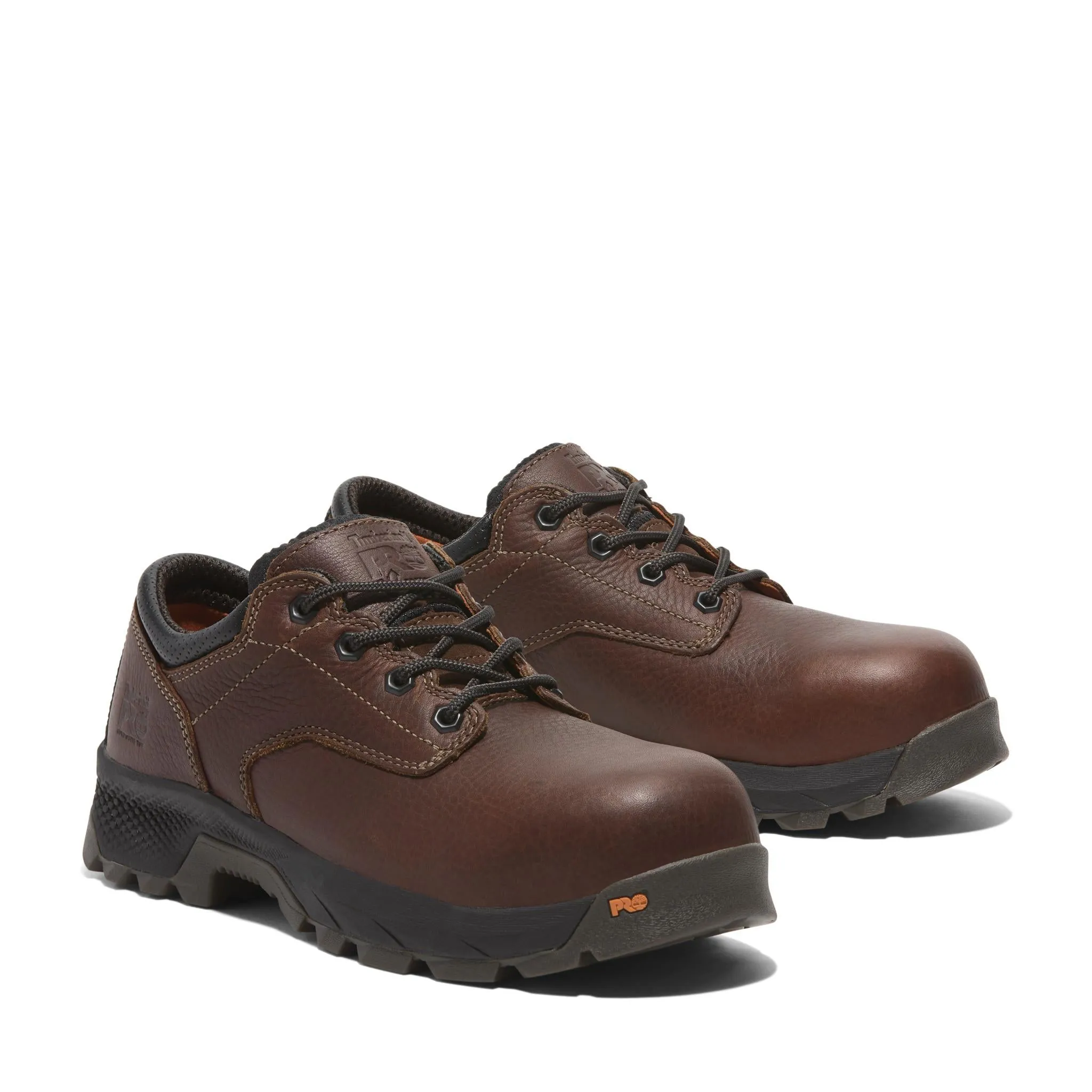 Titan Ev Composite-Toe Oxford Work Shoe Brown