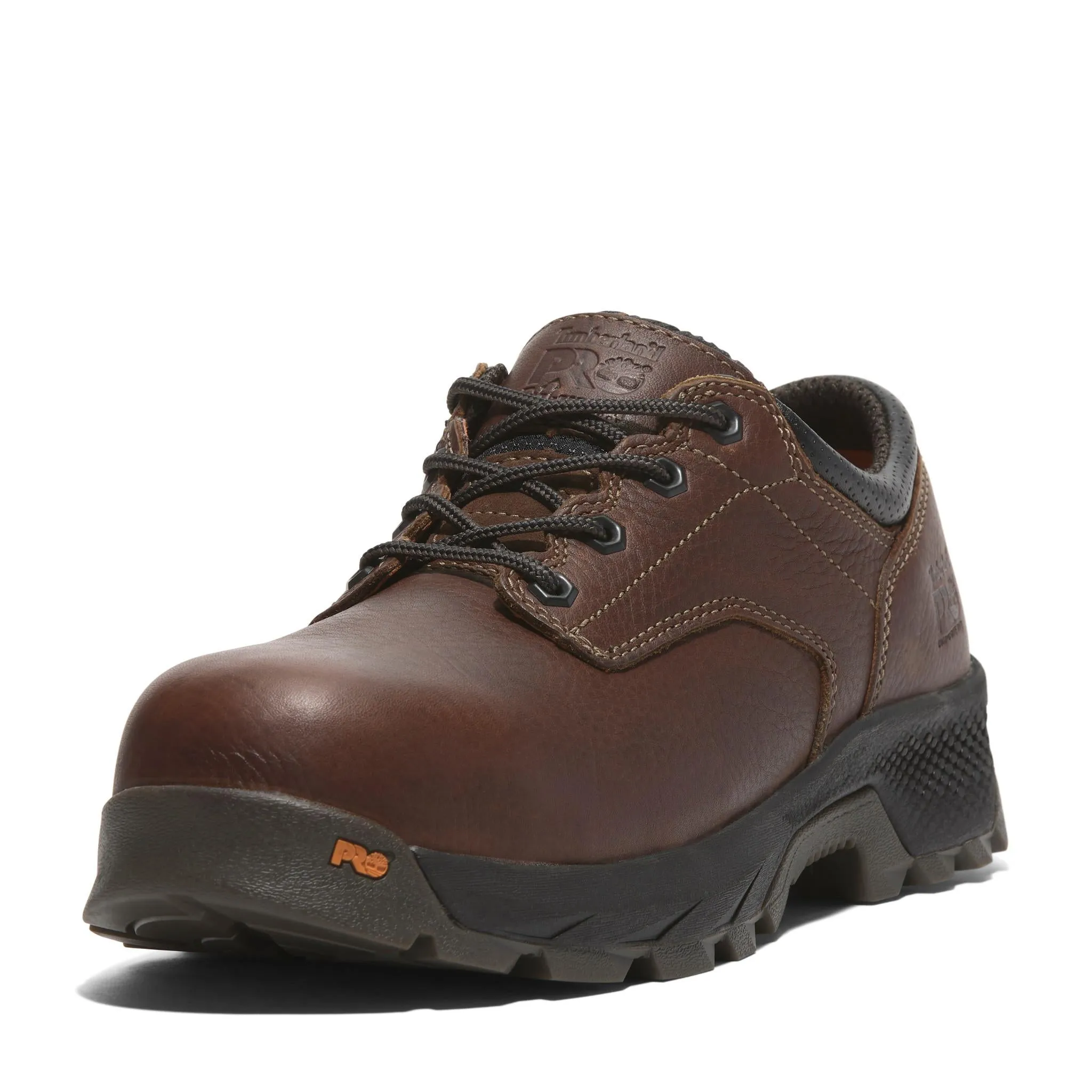 Titan Ev Composite-Toe Oxford Work Shoe Brown