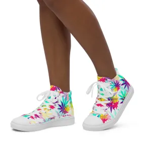 Women’s high top canvas shoes