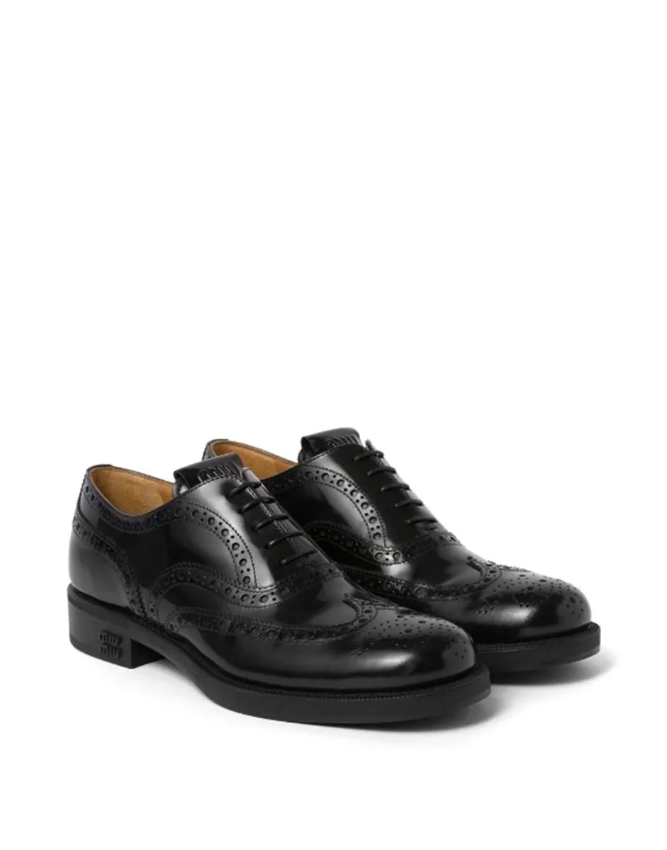 X CHURCH'S LEATHER BROGUE SHOES